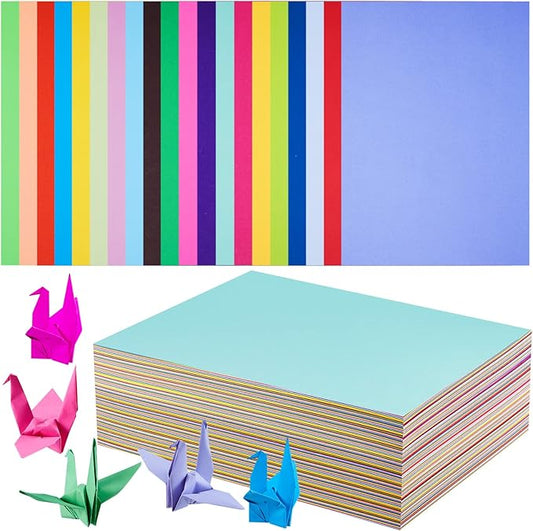 1000 Sheets Construction Paper Bulk School Supplies 9 x 12 Inches Art Classic Heavyweight Paper Craft for Kids Adults Holiday Drawing(Multicolored)