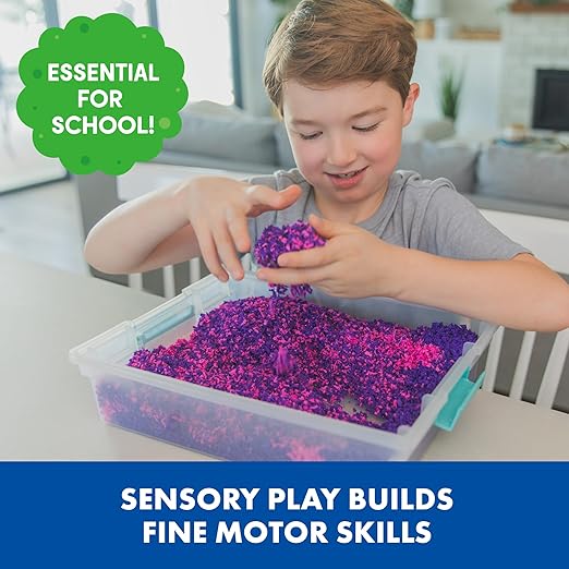 Educational Insights Pluffle® Mini 8-Pack - Sensory Bin Foam Set, No Mess Alternative to Sand Toys & Slime for Toddlers, Fun Sensory Table Filler for Home or Classroom, Gift for Kids Ages 3+