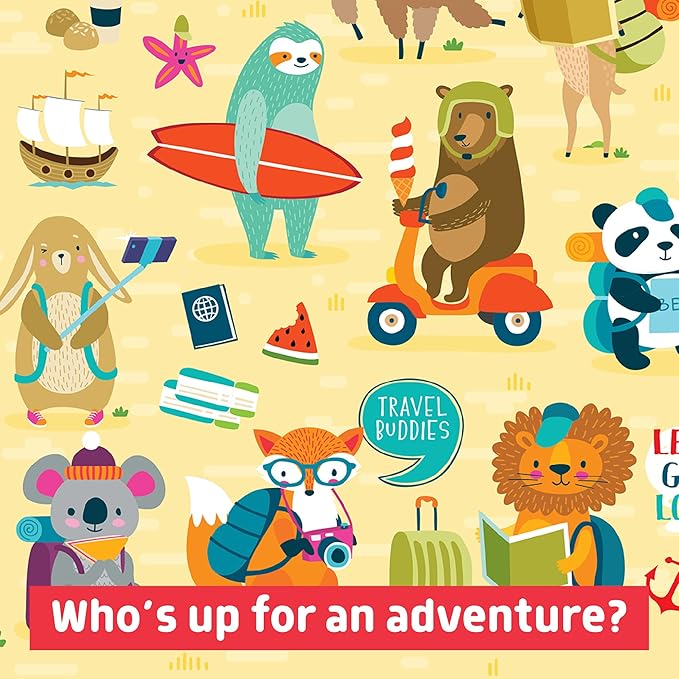 Chuckle & Roar Educational 100 PC Jigsaw Puzzle Adventure Awaits Edition