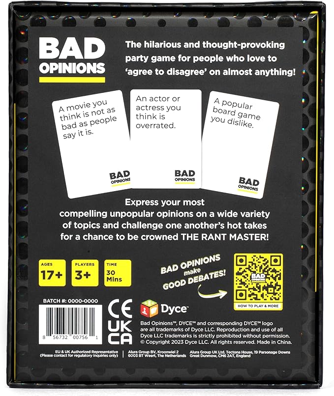 Party Game - The Hilarious Adult Card Game of Hot Takes & Sizzling Debates - Perfect for Fun Parties and Board Games Night with Your Friends