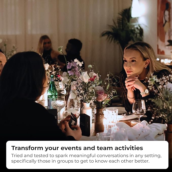 Conversation Cards by Steven Bartlett - 1st Edition - Scenario Cards, Ice Breakers, Family Conversation Starters, Question for Friends, Adults, and Group Games