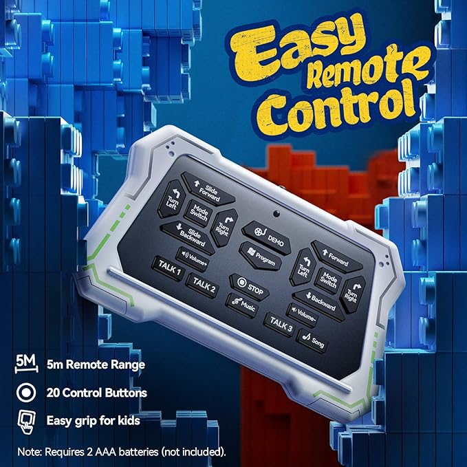 Ruko 6088 Programmable Robot, Gesture Sensing Intelligent Remote Control Robot for Kids 3-6 Years, Christmas Birthday Gift