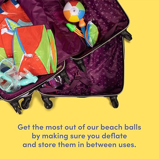 Top Race Mini Beach Balls Bulk - 5 Inch Inflatable Balls for Summer Party, Ocean Party Decorations, Pool Toys for Kids - Set of 25 Rainbow Beach Ball for Birthdays, Vacation, Pool, Hawaiian Parties