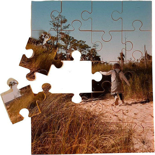 Custom Photo Puzzle from Picture | Upload Your Photo and Choose Color | 20 Piece Personalized Puzzle for Kids Toddlers Acrylic Puzzle Birthday Gifts for Toddler Boy Girl 5x6 Inches