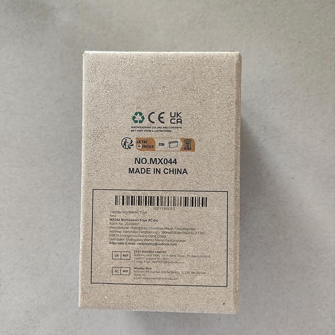 Vanplay Montessori Toys for 2 Year Old, Color Matching Fine Motor Toys for Toddlers 3, Wooden Educational Toys for 2 Year Old