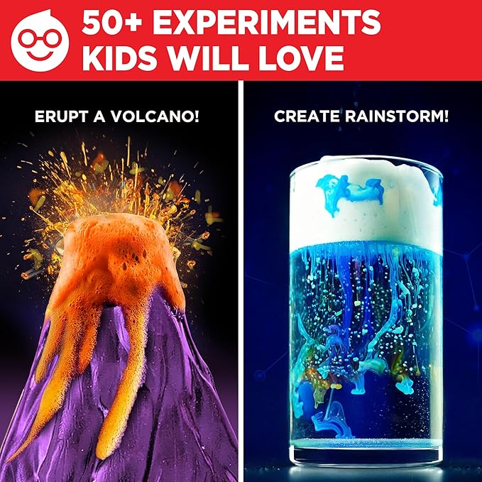 Doctor Jupiter Ultimate Science Kit, Chemistry Set for Kids Ages 8-10-12-14 | Birthday Gift Ideas for Boys & Girls 8,9,10+ Years Old | STEM Toy with 50+ Experiments | Learning & Educational Projects