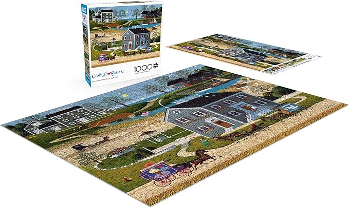 Buffalo Games - Charles Wysocki - The Whippersnappers of Cape Cod - 1000 Piece Jigsaw Puzzle for Adults -Challenging Puzzle Perfect for Game Nights - Finished Size is 26.75 x 19.75