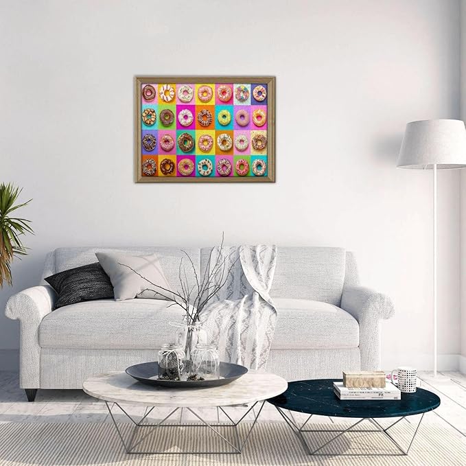 Jigsaw Puzzles 500 Pieces for Adults, Families Colorful Donuts Puzzles Pieces Donuts Family Puzzle Doughnuts Jigsaw Puzzle Donuts Jigsaw Puzzle Donut Puzzle