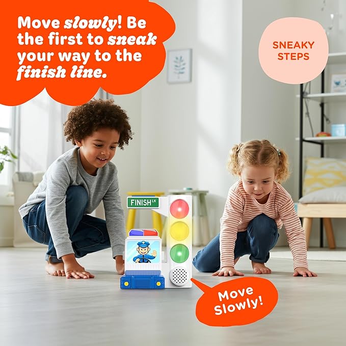 Move2Play, Red Light Green Light Game with Motion Sensing | Family Fun & Birthday Party Games | Gift for Kids, Preschool, & Toddlers Ages 2, 3, 4, 5, 6, 7+ Year Olds | Travel, Indoor, Outdoor