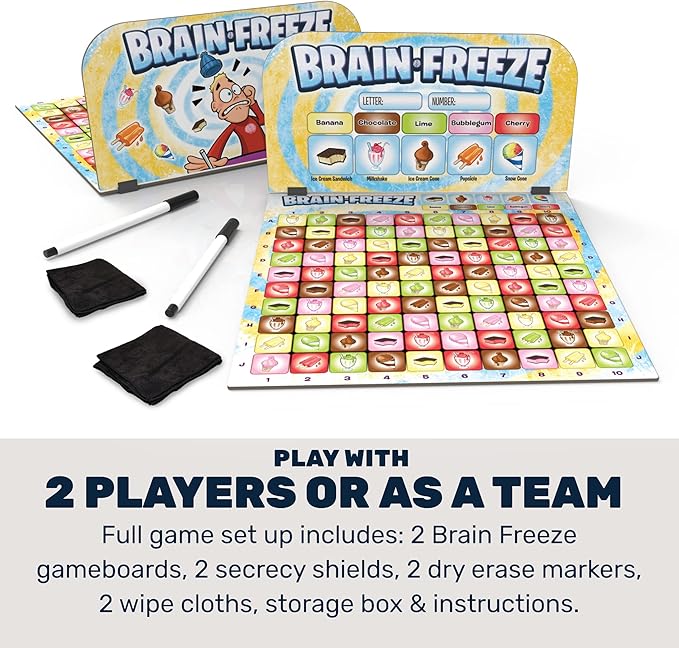 Brain Freeze™ Board Game – Fun Memory Game for Kids & Families, Educational Toys & Learning Game, Logic & Deduction Challenge, Ages 5+