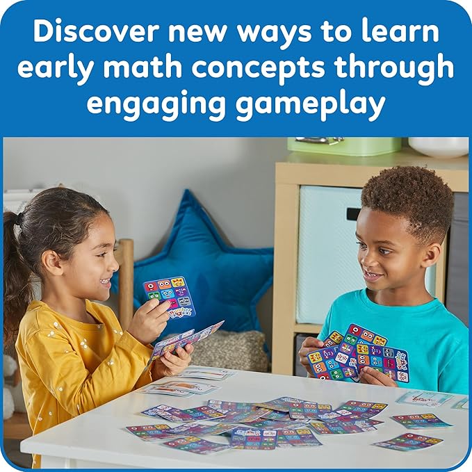 hand2mind Numberblocks Playing Cards, Travel Card Games for Kids, Counting Toys, Kindergarten Math Manipulatives, Preschool Learning Activities, Indoor Recess Games for Classroom, Kids Birthday Gift