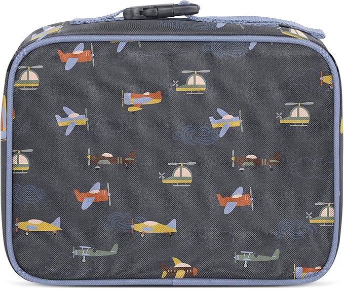 Simple Modern Kids Lunch Box for School | Reusable Insulated Lunch Bag for Toddler, Girl, and Boy | Meal Containers with Exterior & Interior Pockets | Hadley Collection | Wheels Up