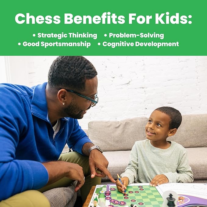 Story Time Chess - Chess Sets for Kids, Kids Chess Set, Chess Game Toddlers, Learning Games for Kids, Chess Sets for Boys & Girls