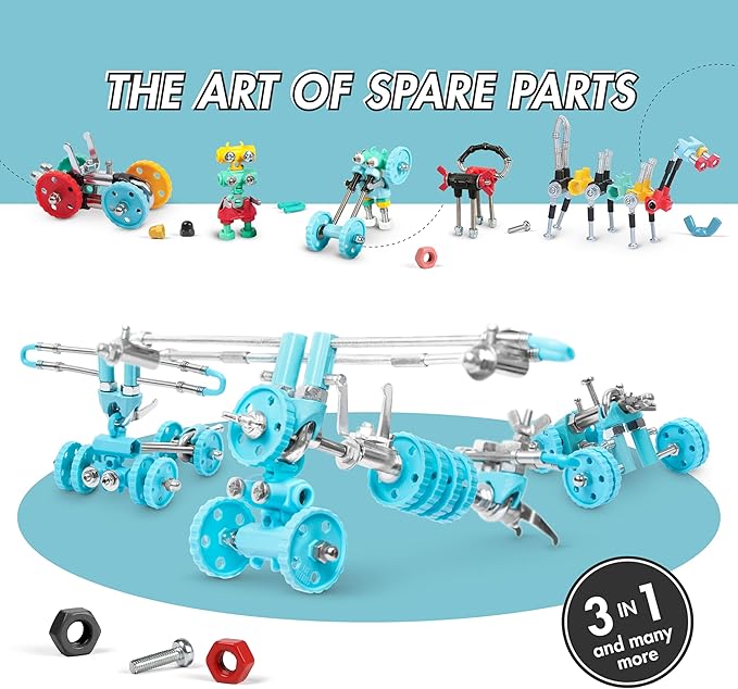 The Off Bits AirBit – Build Your Own Airplane! STEM Building Kit for Creative Kids 8-12 & Curious Adults, Fun Educational Gift for Boys & Girls