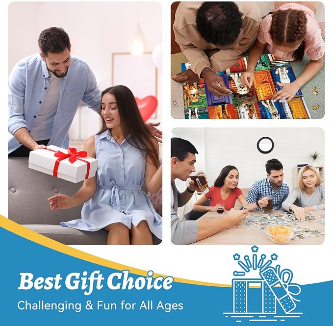 500 Piece Jigsaw Puzzle for Adults – Cute Dogs and Doors Design, Dog Puzzles for Adults 500 Pieces, Unique Home Decor Puzzle for Relaxation & Fun Family Time (20.5" x 15")