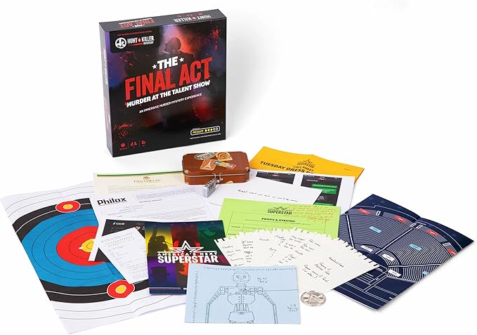 Hunt A Killer: The Final Act: Murder at The Talent Show, an Immersive True Crime Experience, for Fans of Criminal Minds, A Halloween Mystery Party Game for Adults Ideas