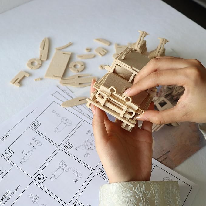 Feltor Felt 3D Puzzle - Creative DIY Assembly Kit, Handmade Felt Material, Perfect for Family Fun & Decoration