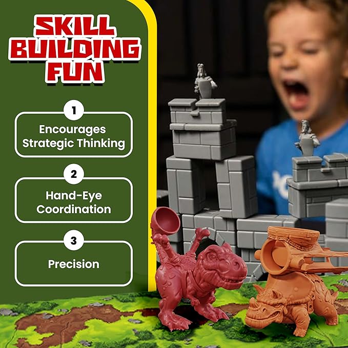 Catapult Feud – Base Game, Expansions, and Accessories (Dino Pack Expansion)