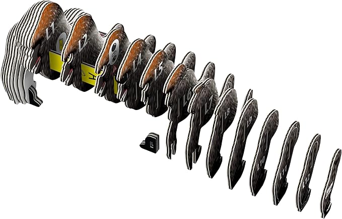 Eugy Gorilla 3D Puzzle - 32 Piece Eco-Friendly Educational Toy Puzzle for Boys, Girls & Kids Ages 6+