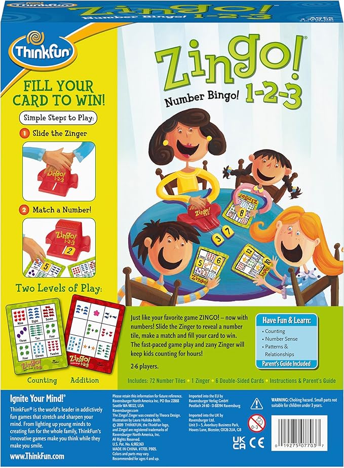 Think Fun Zingo 1-2-3