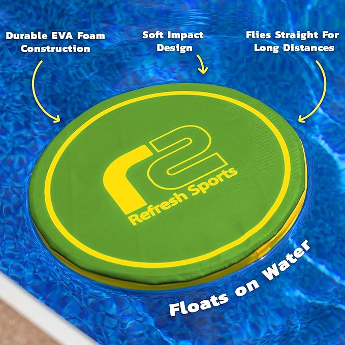 Soft Flying Disc โ Fun Outdoor Toy for Kids, Teens & Adults โ Easy to Catch - Fun Christmaas Gifts for Kids - Pool & Beach Games โ Holiday Present Stocking Stuffer for Boys & Girls Ages 3 4 5 6โ12+