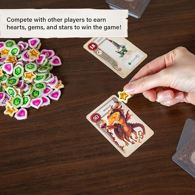 AMIGO Games 3 Chapters – Strategic Fairy Tale Trick-Taking Card Game for 2-6 Players – Draft, Play & Score with Iconic Storybook Characters – Family Games for Kids and Adults Ages 10+