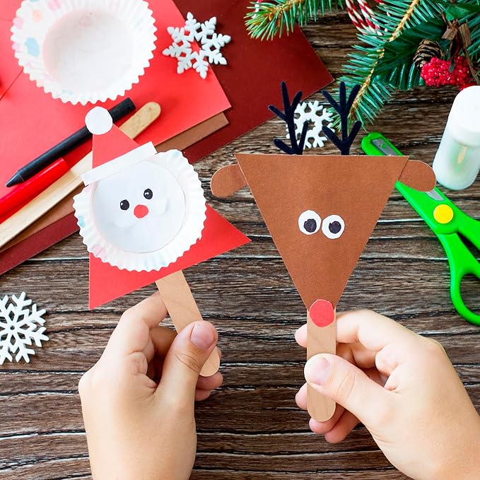 Darice Self-Adhesive Popsicle Sticks for Crafts – 500 Jumbo Wooden Sticks with Adhesive Tips, 6” x 1”, Mess-Free Arts and Crafts for Classroom, STEM, Home (Ages 3+)