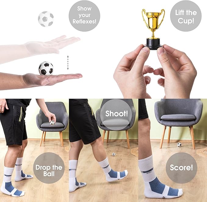 Football Champions Board Game - Family Board Games for Kids and Adults - Soccer Strategy Board Game Ages 14+ - Sports Trivia Game for 1-4 Players - Limited 2023 Cup Edition - by SanDim Creations