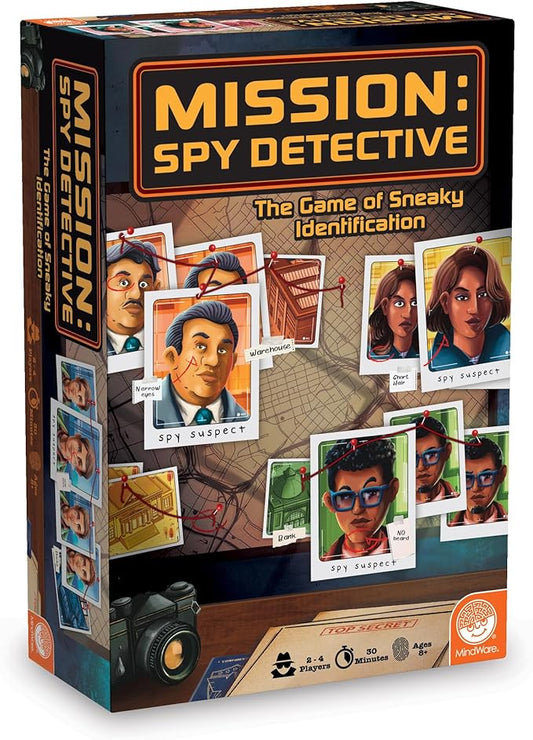 MindWare Mission: Spy Detective Family Board Game - Spy Game for 8 Year Olds and Up