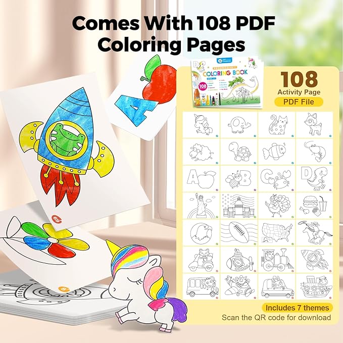Jar Melo Jumbo Crayons for Toddlers, 36 Colors TwistJoy Non Toxic Washable Crayon, Easy to Hold Large Crayons, Safe for Babies and Children, Gift for Boys and Girls Back to School