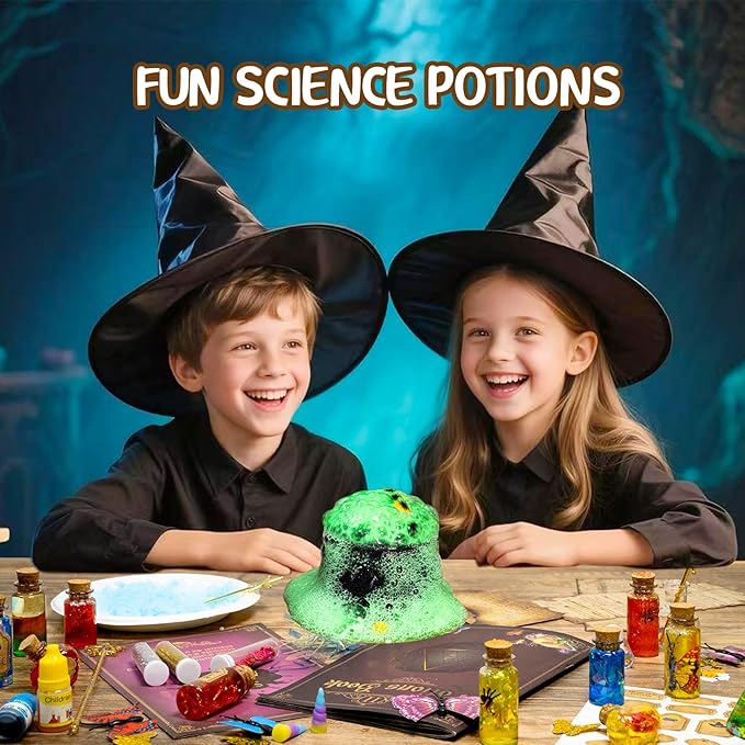 LDomet Science Magic Potions Kit for Kids, 20+ Potion Experiments Making, Fairy Magic Potions Craft Kit for Age 8-12, Creative Educational Birthday Christmas Gift