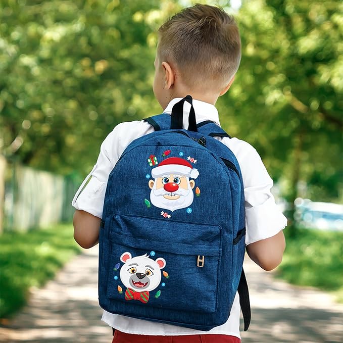 JOYIN 24 Pcs Christmas Make-a-face Stickers, Make Your Own Characters Mix and Match Sticker Sheets with Christmas Elf, Santa Santa, Snowman, Penguin, and Polar Bear Kids Party Favor Supplies Craft