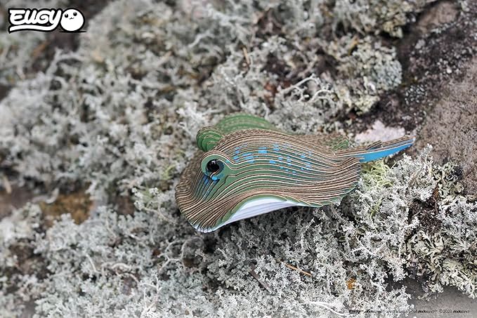 Eugy Stingray 3D Puzzle - 50 Piece Eco-Friendly Educational Toy Puzzle for Boys, Girls & Kids Ages 6+