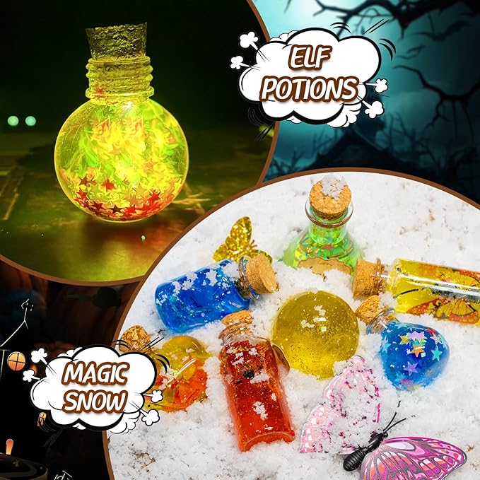LDomet Science Magic Potions Kit for Kids, 20+ Potion Experiments Making, Fairy Magic Potions Craft Kit for Age 8-12, Creative Educational Birthday Christmas Gift