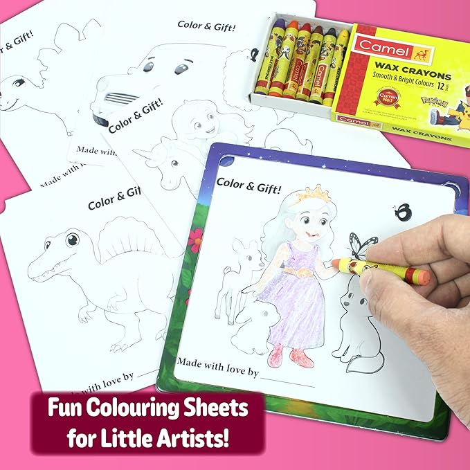 Butterfly EduFields 4-in-1 Princess β & Unicorn Jigsaw Puzzles for Girls | 38 Pcs Puzzle Toy for Kids Age 3 4 5 6 7 Years | Preschool Learning with Coloring Sheets | Birthday Gift for Girls