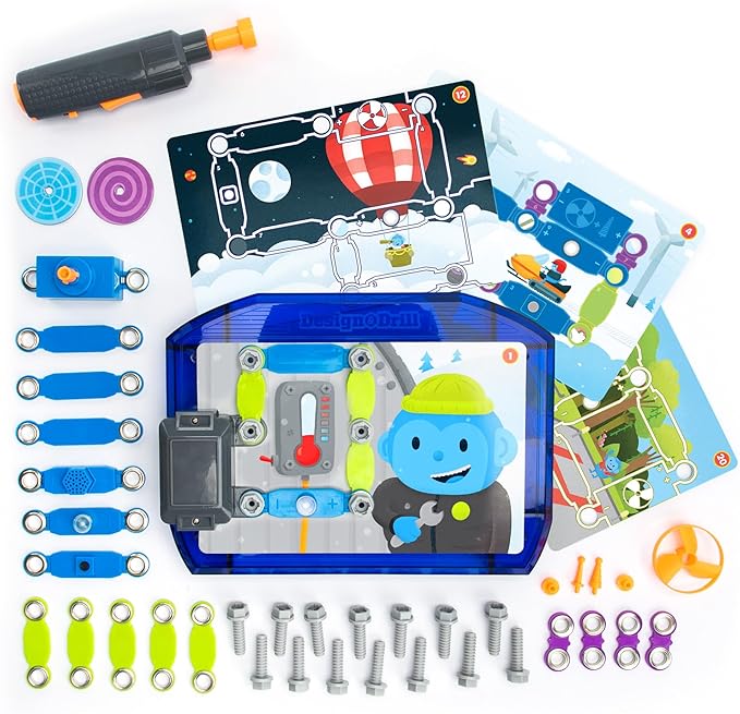 Educational Insights Design & Drill Adventure Circuits, STEM Toy, 63 Pieces, Ages 5+