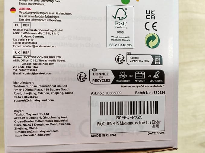 Wooden Montessori Toys for Toddlers 1-3, 5-in-1 Object Permanence Coin Box Wooden Ball Drop Toy Play for 1 2 3 Year Old Toddlers