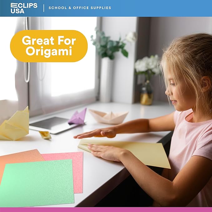 Construction Paper Assorted Colors, Colored Paper, Craft Supplies, Colored Construction Paper Bulk, Back to School Supplies (36 Pack / 3456 Sheets)