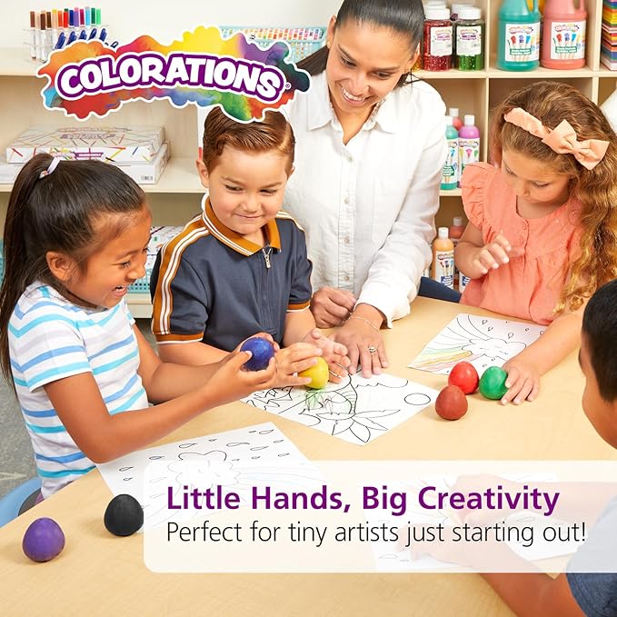 Colorations Chubby Crayon Eggs – Set of 8 (Item # CHUBEGG)