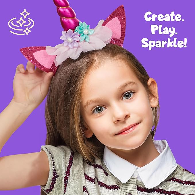 Unicorn Craft Kit for Girls - 12 Projects - Gifts for 5 Year Old Girl - Arts and Crafts for Kids 4-8 - Toys for Ages 5-7 - 4 5 6 7 8 Year Old Girl Birthday Gift - Unicorn Toys for Girls Age 4-6