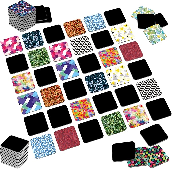 LUDIC Optical Board Games for Kids, Teens, Adults, Family, Friends Ages 7-99 Years Old, Party Games, Fun Party Games for 2-6 Players, Birthday
