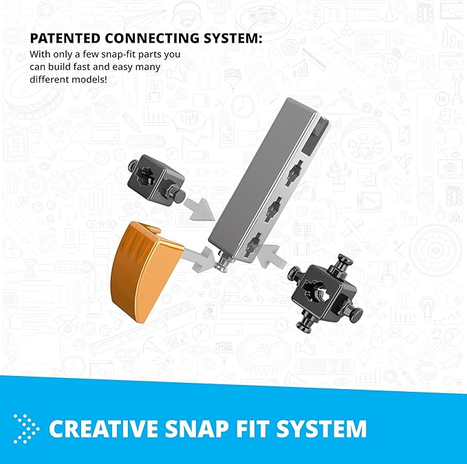 Engino- Inventor STEM Toys, Space Shuttle Kit, Construction Toys for Kids 9+, STEM Building Kit, Educational Playset, Gifts for Boys & Girls