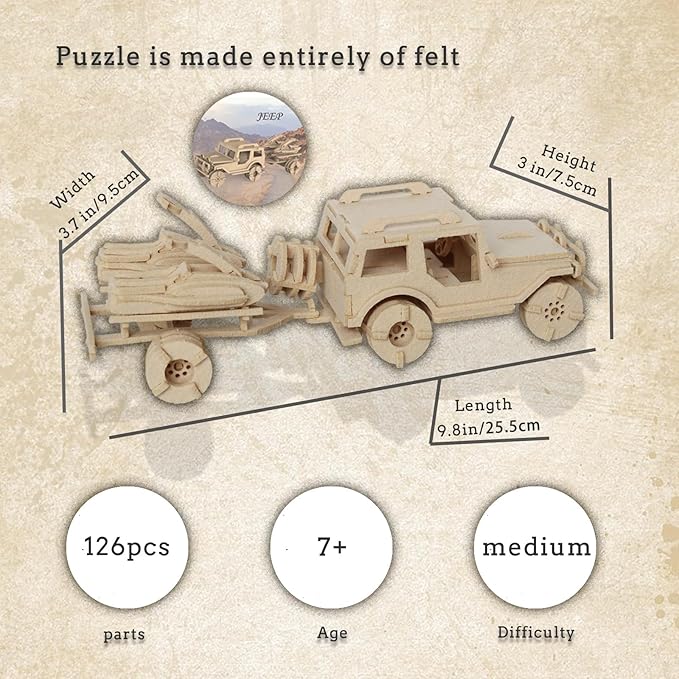 Feltor Felt 3D Puzzle - Creative DIY Assembly Kit, Handmade Felt Material, Perfect for Family Fun & Decoration