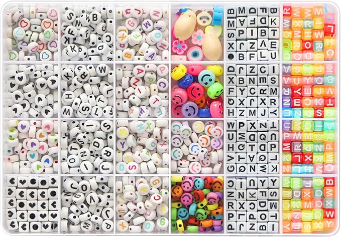 YMSDZHL 11000+PCS Clay Beads Bracelet Making Kit,24 Color DIY Flat Preppy Beads for Friendship Jewelry Making,Polymer Heishi Beads with Charms Gifts for Teen Girls Crafts for Ages 4-12