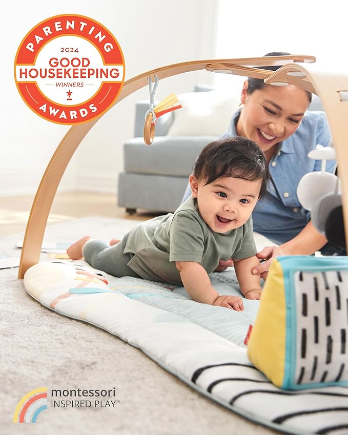 Skip Hop Baby Play Gym Montessori Inspired Infant Playmat Age 0-2y, Discoverosity