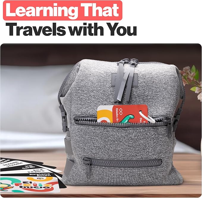 Happy Start High Contrast Baby Cards for Newborns - Black & White Cards, Water-Resistant, BPA-Free, Portable Educational Flashcards for Visual Stimulation, Award-Winning, Ages 0+ (English & Español)