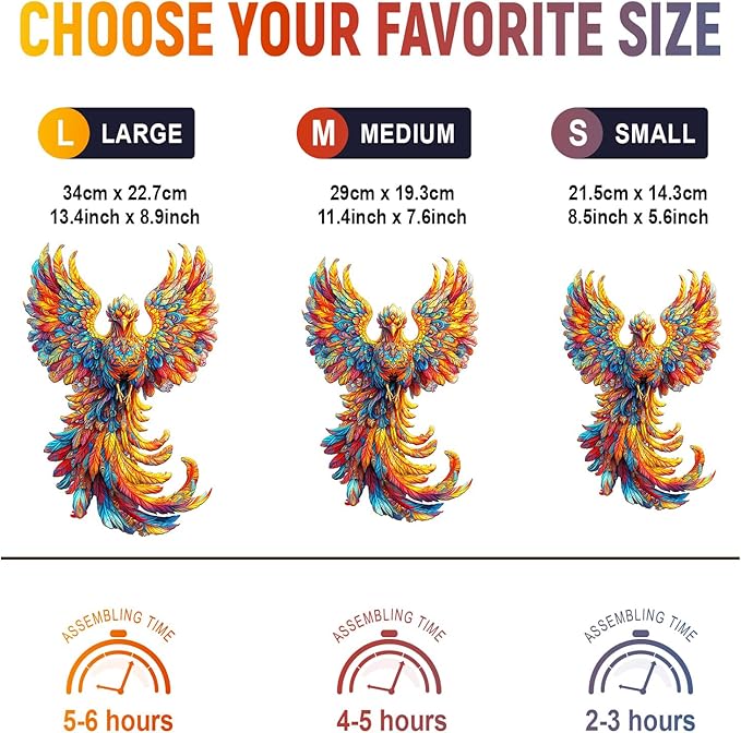 Wooden Puzzles for Adults - Flameborn Wooden Jigsaw Puzzle, Unique Animal Shaped Wood Puzzles Adult, Christmas Birthday Gifts for Friends/Family, Home Decor 11.4 * 7.6in 120pcs