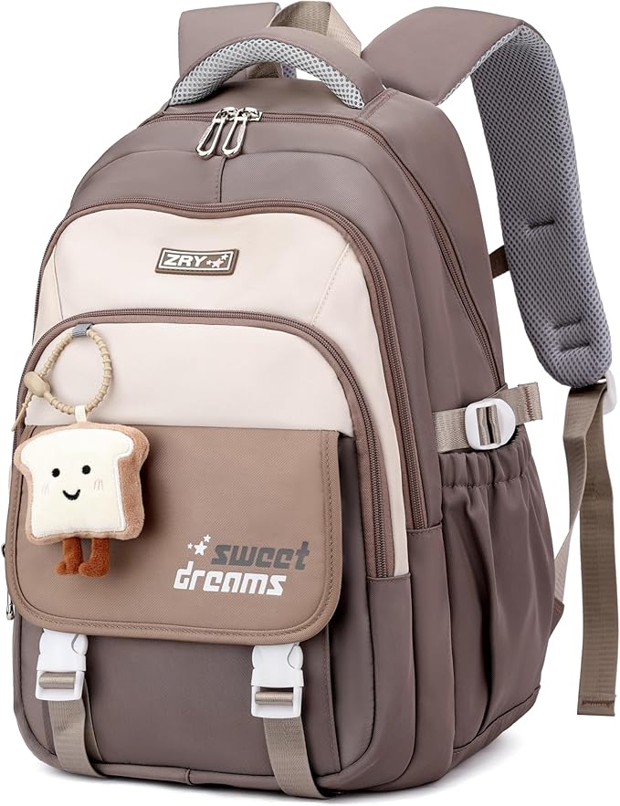 middle high school backpack for teen girls cute bookbag college student laptop backpack large capacity stylish travel daypack