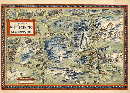 1000 Piece Adult Jigsaw Puzzle | 1960 | White Mountains | New Hampshire Puzzle