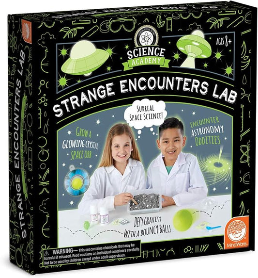 MindWare Science Academy Strange Encounters Space Science Kit - Wild & Weird Experiments for Boys & Girls - Great Educational Gift